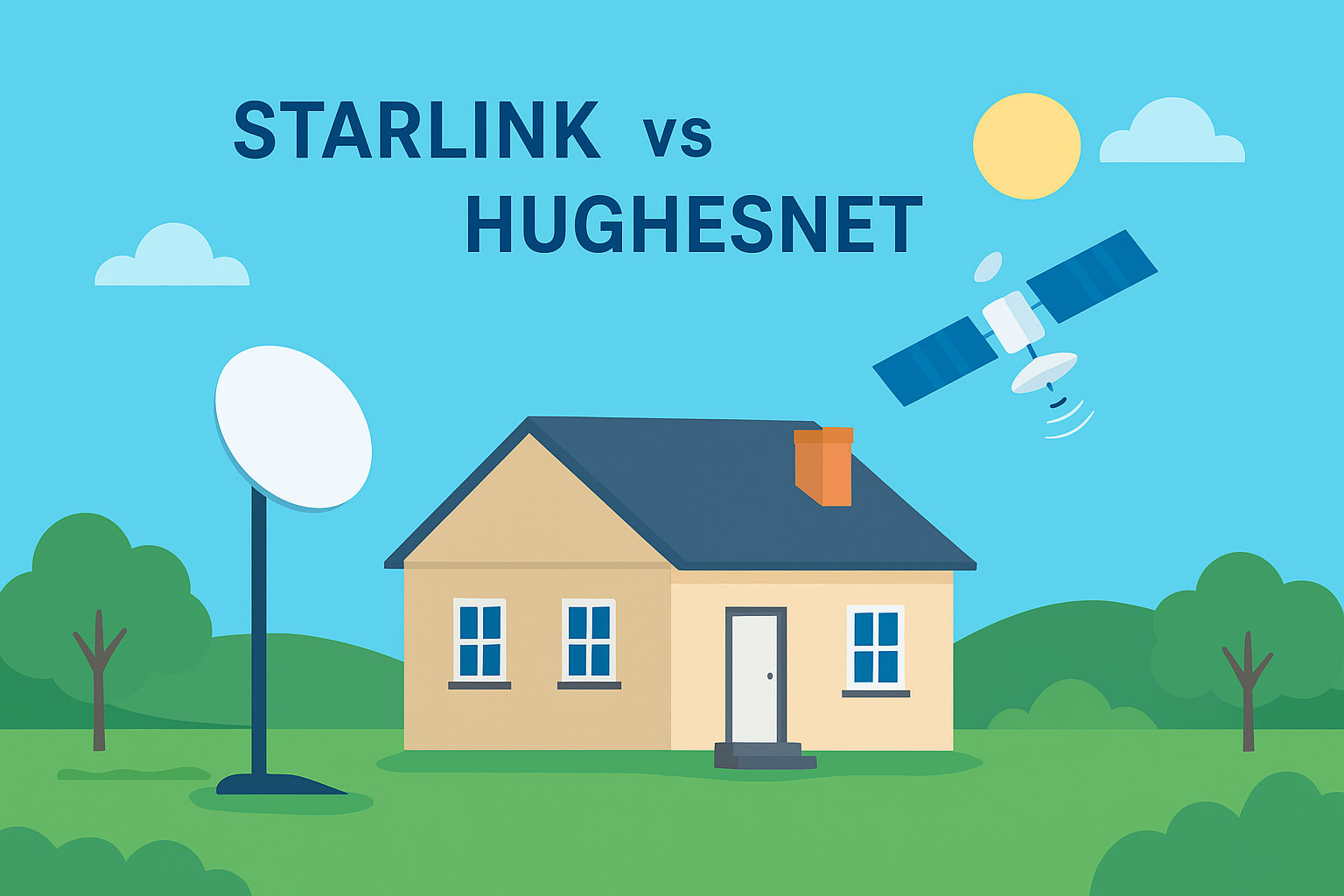 Starlink vs HughesNet
